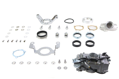 V-Twin OKO 45mm Flatside Carburetor Kit for Harley Davidson FLST Models