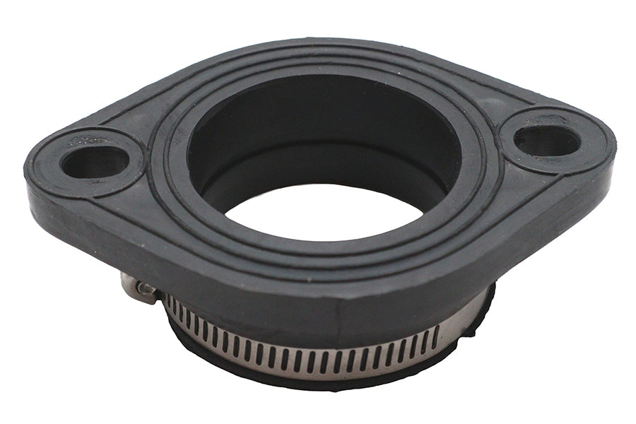 Ultima Mikuni Flange Adapter Early 42mm Black - Engine Carburetor Accessory