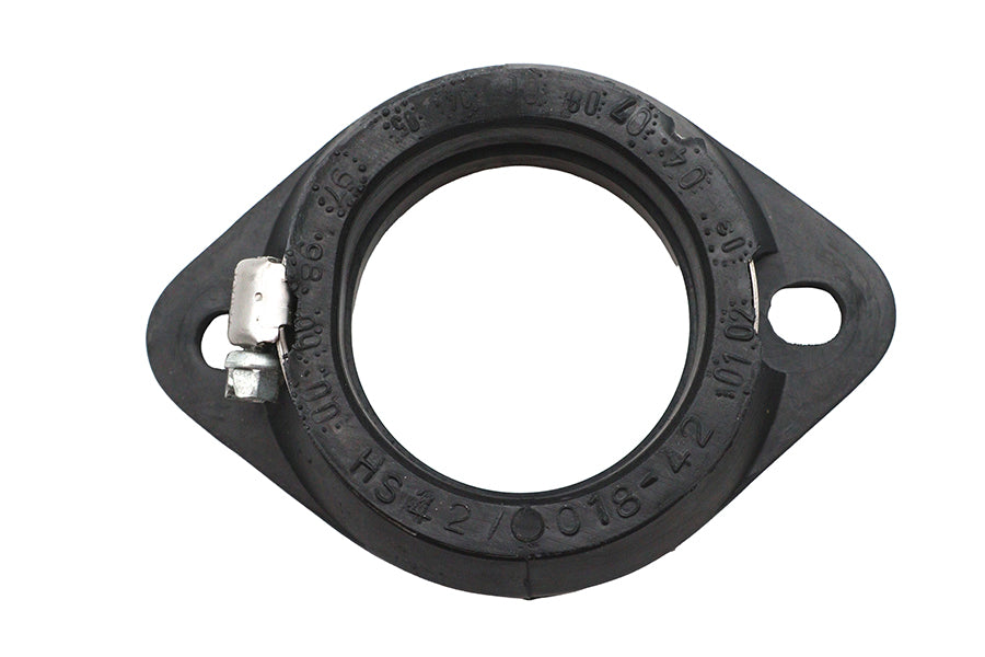 Ultima Mikuni Flange Adapter Early 42mm Black - Engine Carburetor Accessory