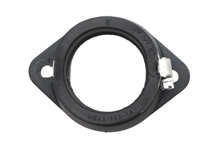 Ultima Mikuni Flange Adapter 45mm Black - Durable Rubber and Stainless Steel Clamp