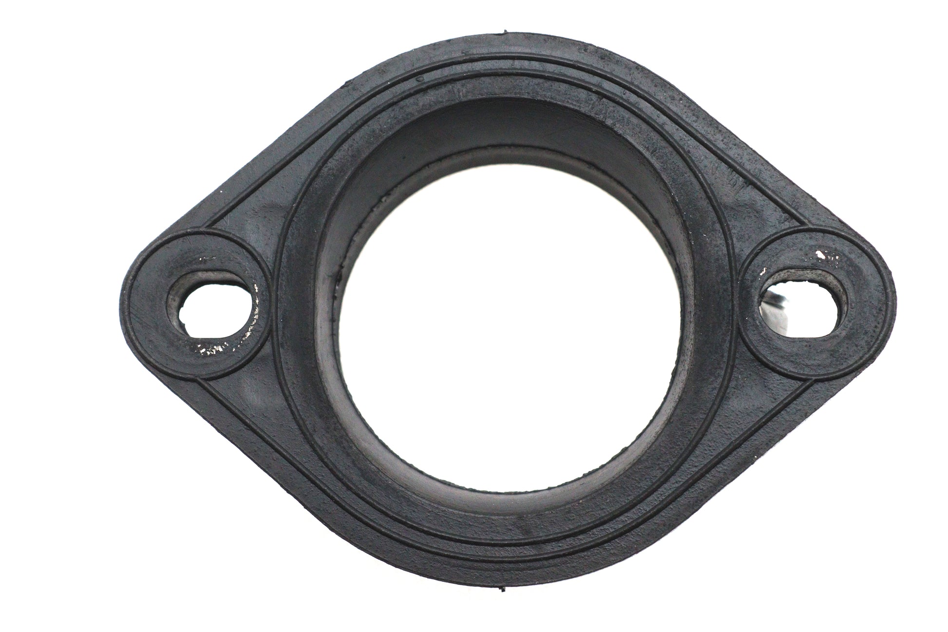 Ultima Mikuni Flange Adapter 45mm Black - Durable Rubber and Stainless Steel Clamp
