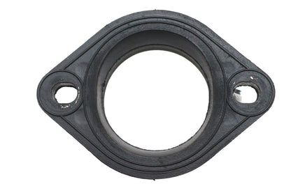 Ultima Mikuni Flange Adapter 45mm Black - Durable Rubber and Stainless Steel Clamp