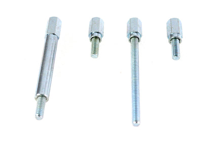 V-Twin Shorty Float Bowl Screw Set Zinc for 1-7/8 inch Carburetors