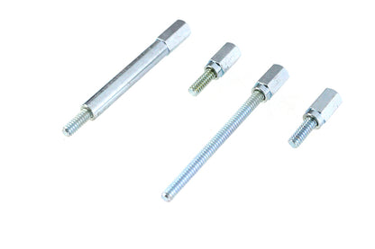 V-Twin Shorty Float Bowl Screw Set Zinc for 1-7/8 inch Carburetors