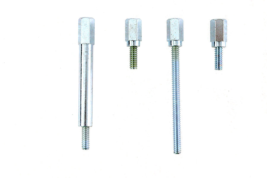 V-Twin Shorty Float Bowl Screw Set Zinc for 1-7/8 inch Carburetors