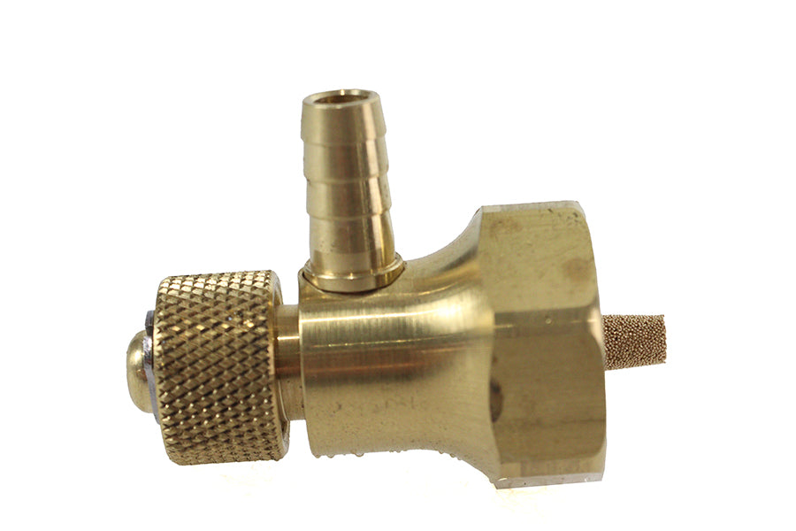 V-Twin OKO 22mm Rotary 90 Degree Brass Petcock for Motorcycles