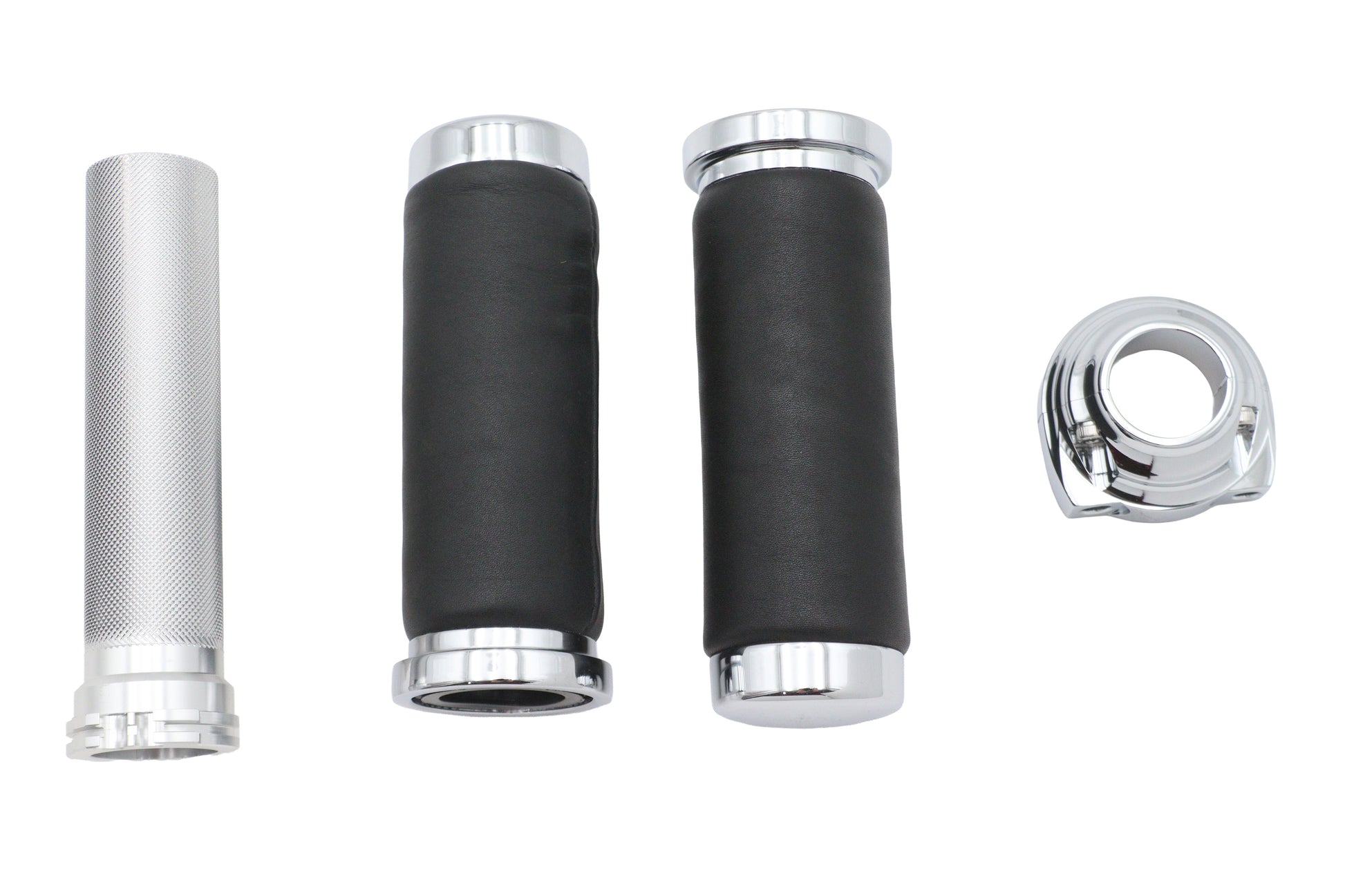 Ultima Twist Grip Assembly Chrome for Harley Davidson Motorcycles