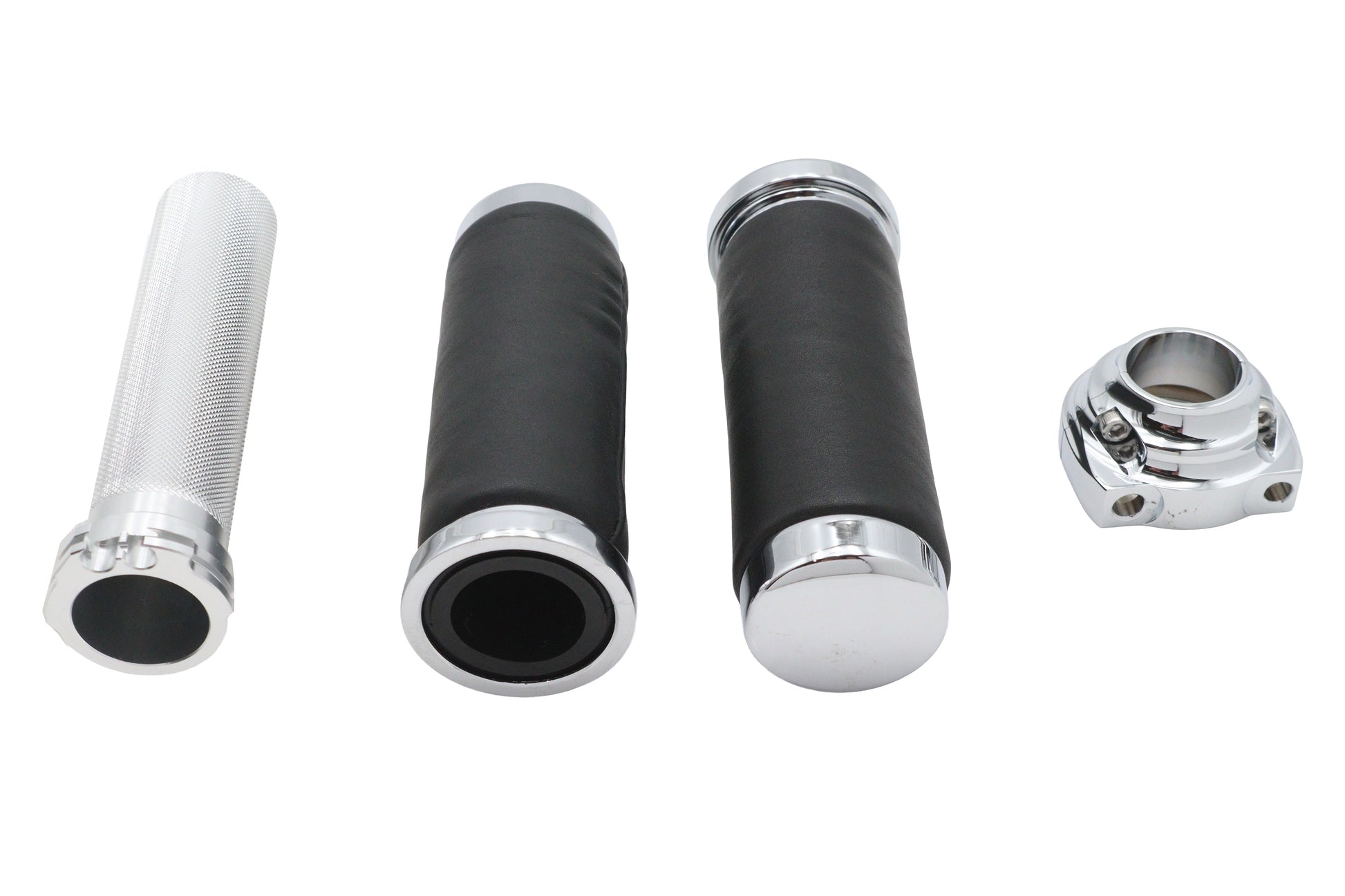 Ultima Twist Grip Assembly Chrome for Harley Davidson Motorcycles