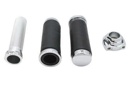 Ultima Twist Grip Assembly Chrome for Harley Davidson Motorcycles