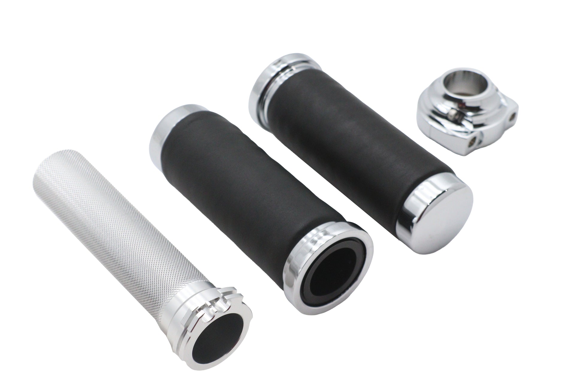 Ultima Twist Grip Assembly Chrome for Harley Davidson Motorcycles