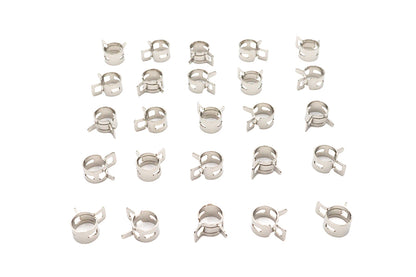 V-Twin Nickel Plated Oil Line Hose Clamp (Part #T03-6237-25)