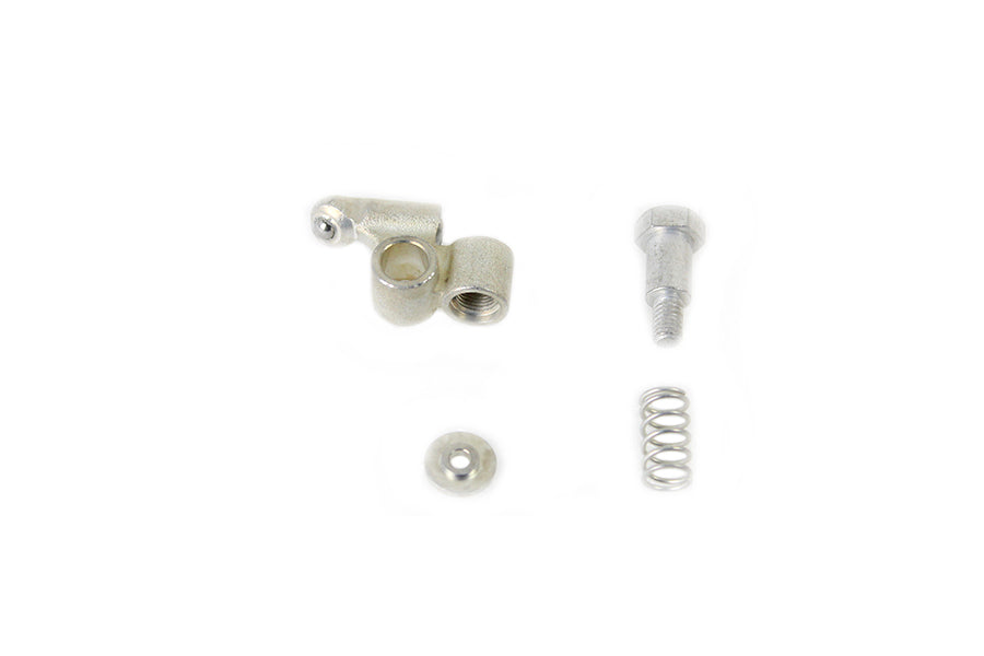 V-Twin Linkert Carburetor Needle Valve Lever Kit Cadmium Plated for Harley Davidson FL and W Models