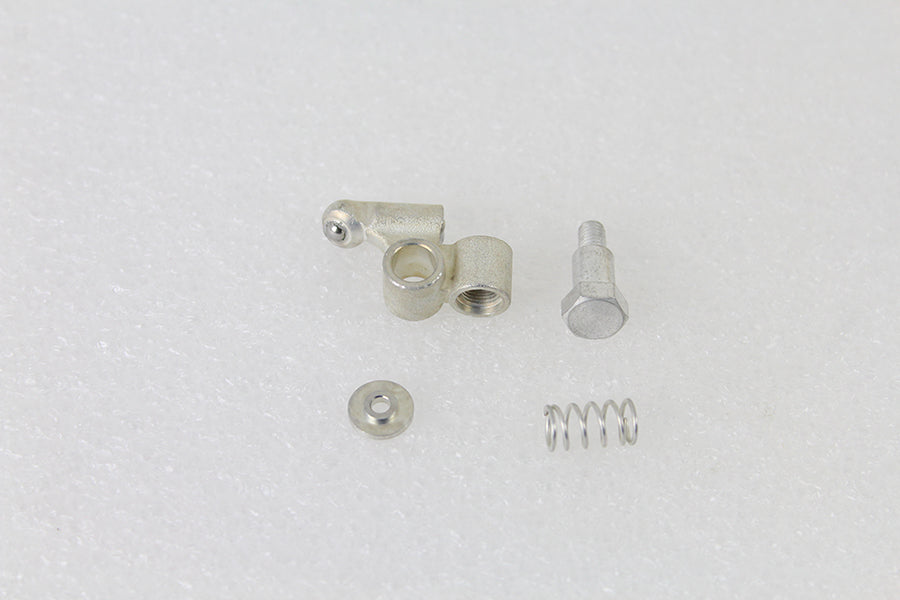 V-Twin Linkert Carburetor Needle Valve Lever Kit Cadmium Plated for Harley Davidson FL and W Models