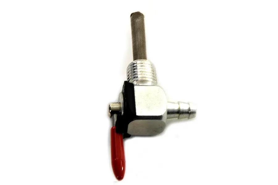 Sifton Mini Petcock 90° Without Reserve - 1/4 Inch NPT, Accepts 5/16 Inch Fuel Line by Sifton