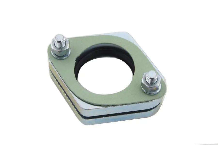 V-Twin Dell'Orto Spigot Carburetor Adapter with O-Ring Seal, Steel Flange - Model 35-9076 by V-Twin