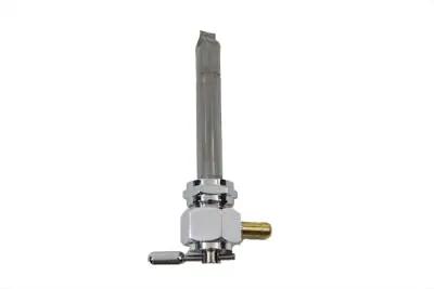 Pingel Metric Hex Petcock Left Spigot with Nut Polished for Harley Davidson FL by Pingel