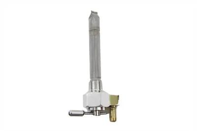 Pingel Metric Hex Petcock Down Spigot without Nut - Polished Finish for Harley Davidson FL Models by Pingel