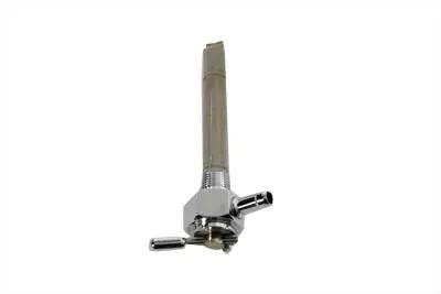 Pingel Metric Hex Petcock Under Spigot Chrome Part #6211-CH for Harley Davidson FL Models by Pingel