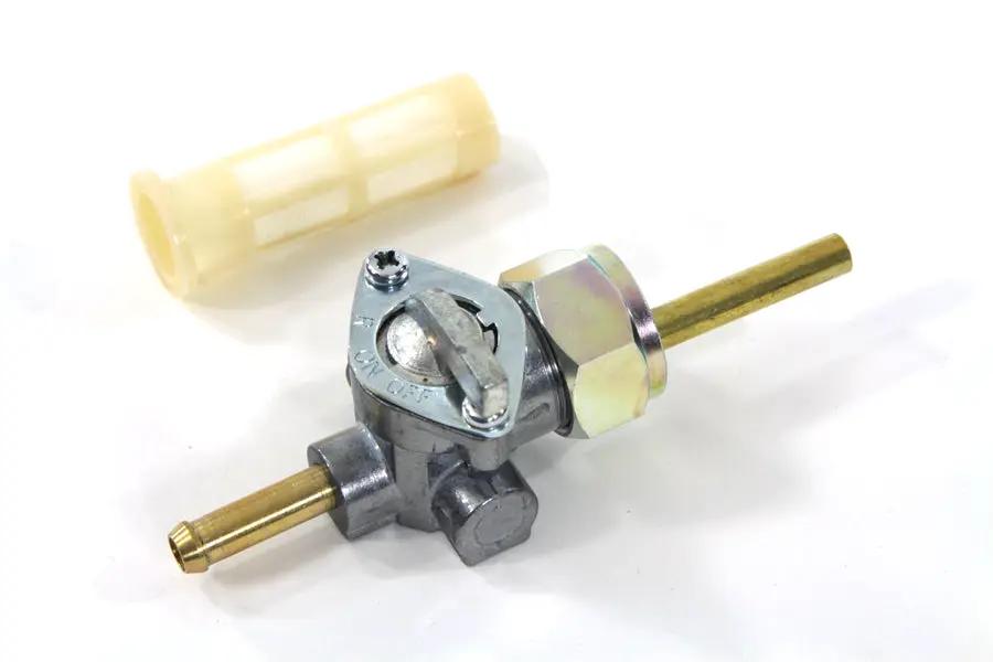 V-Twin Petcock Straight Outlet with Nut Alloy for Harley Davidson FL 1975-1984 by V-Twin