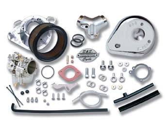 S&S Cycle 11-0450 1-7/8 Inch Super E Carburetor Kit for Harley Davidson FXST by S&S Cycle
