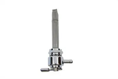 Pingel Metric Smooth Petcock Left Spigot with Nut Chrome for Harley Davidson FL 1975-1984 by Pingel