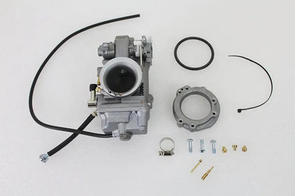 V-Twin OKO 42mm Flatslide Carburetor for Harley Davidson FLST - Natural Finish by V-Twin