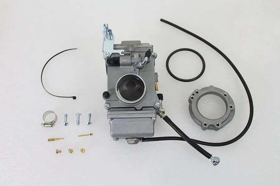 V-Twin OKO 42mm Flatslide Carburetor for Harley Davidson FLST - Natural Finish by V-Twin