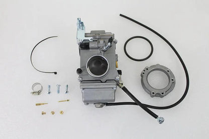 V-Twin OKO 42mm Flatslide Carburetor for Harley Davidson FLST - Natural Finish by V-Twin