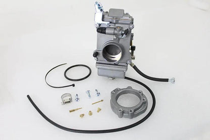 V-Twin OKO 42mm Flatslide Carburetor for Harley Davidson FLST - Natural Finish by V-Twin