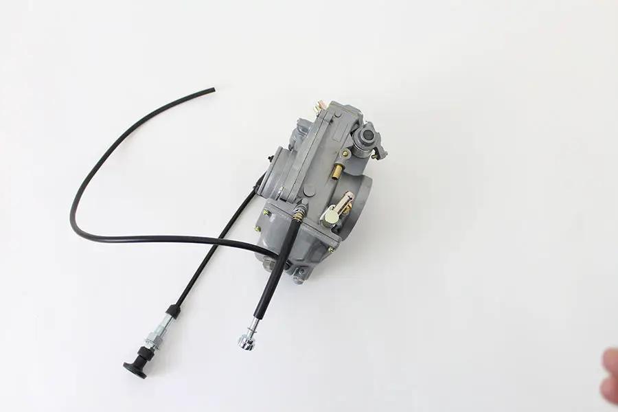 V-Twin OKO 45mm Flatslide Carburetor Natural for Harley Davidson FLST 1990-1999 by V-Twin