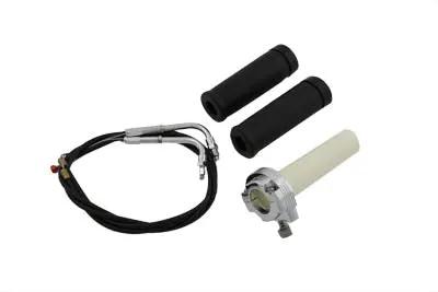 V-Twin Dual Handlebar Throttle Cable Assembly for Harley Davidson FLT & FXST (Part #35-9350) by V-Twin