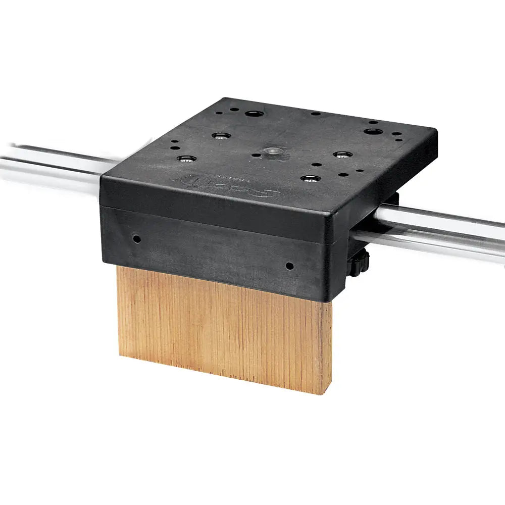 Scotty 1027 Rail Mount for Up to 1-1/2 Inch Round or Oval Wooden Rails