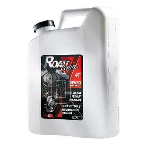 IPONE Road Twin 15W-50 Motorcycle Engine Oil, Part Number 800050, 1.06 gal