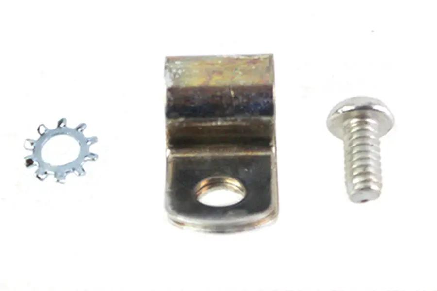 Colony Front Brake Cable Clip with Cadmium Finish for Harley Davidson FL (1950-1959) by Colony