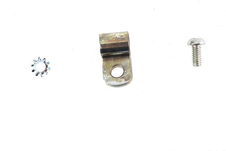Colony Front Brake Cable Clip with Cadmium Finish for Harley Davidson FL (1950-1959) by Colony