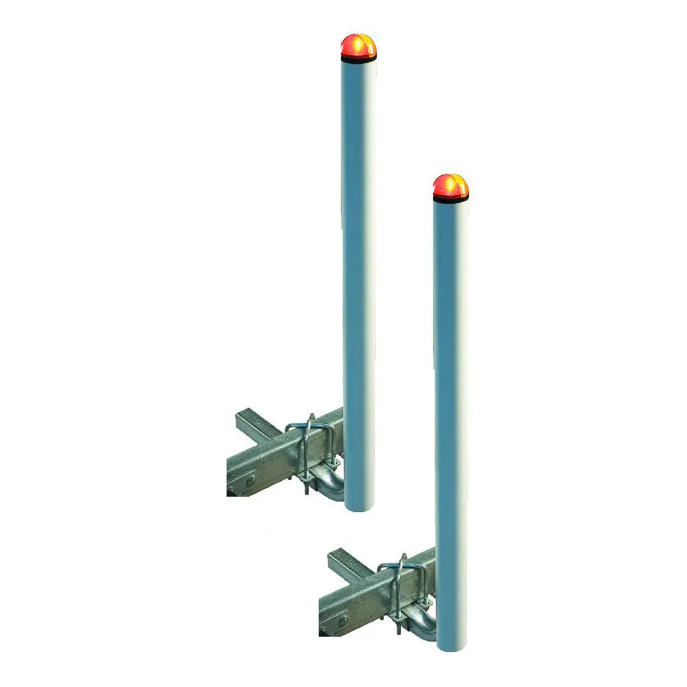 C.E. Smith 40-inch Post Guide-On with LED Lighted Posts for Trailer Visibility