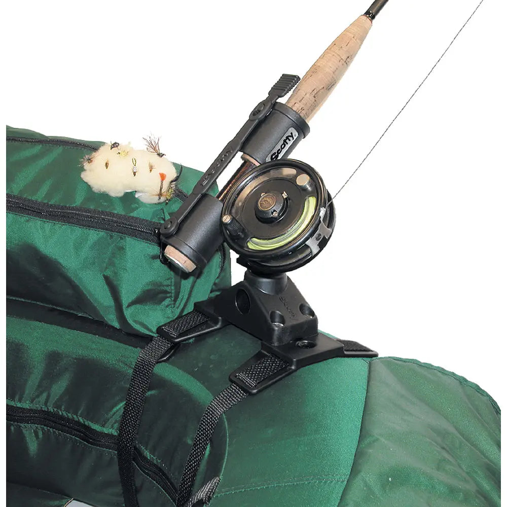 Scotty 267 Fly Rod Holder with Float Tube Mount – Adjustable Hands-Free Trolling Accessory
