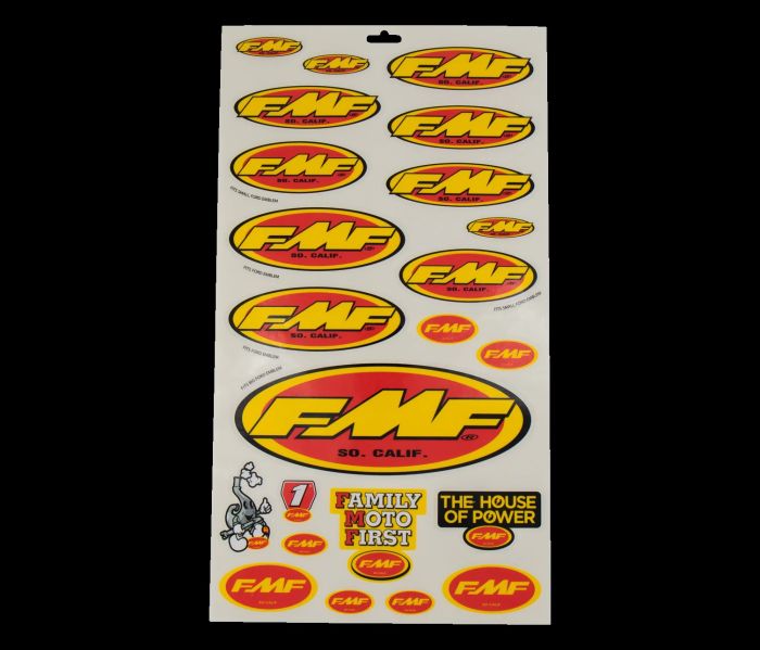 FMF Racing 014800 Assorted Sticker Sheet