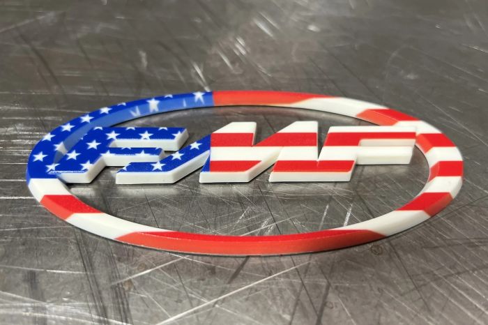 FMF Racing 3Decal USA - High-Quality Motorcycle Decal Kit
