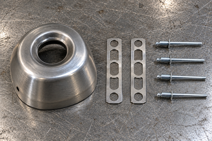 FMF Racing P-Core 2.1 Replacement Stainless Steel Rear Cone Cap, Part Number 020520