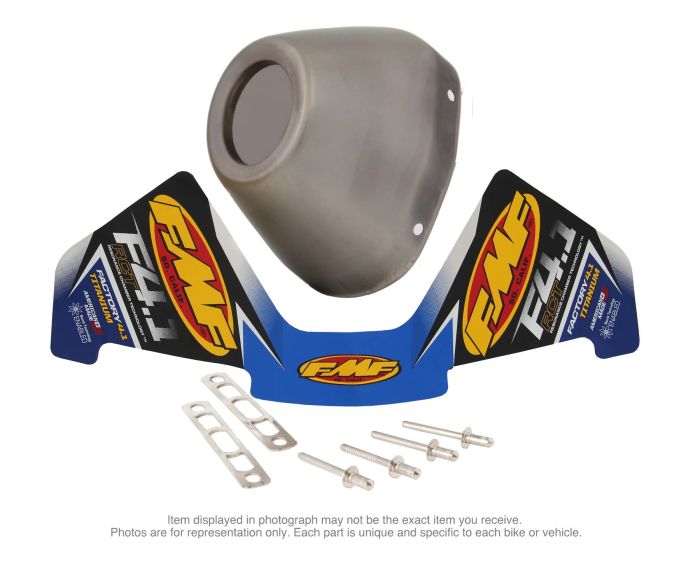 FMF Racing RCT Titanium Replacement End Cap Kit - Part Number 040642