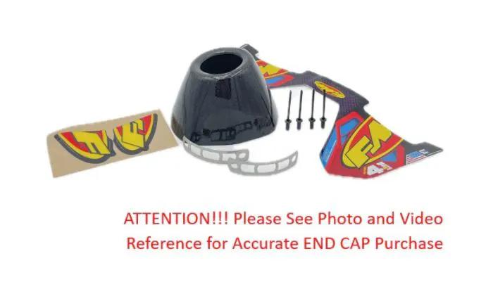 FMF Racing 040643 RCT Carbon Replacement End Cap Kit – Original by FMF RACING
