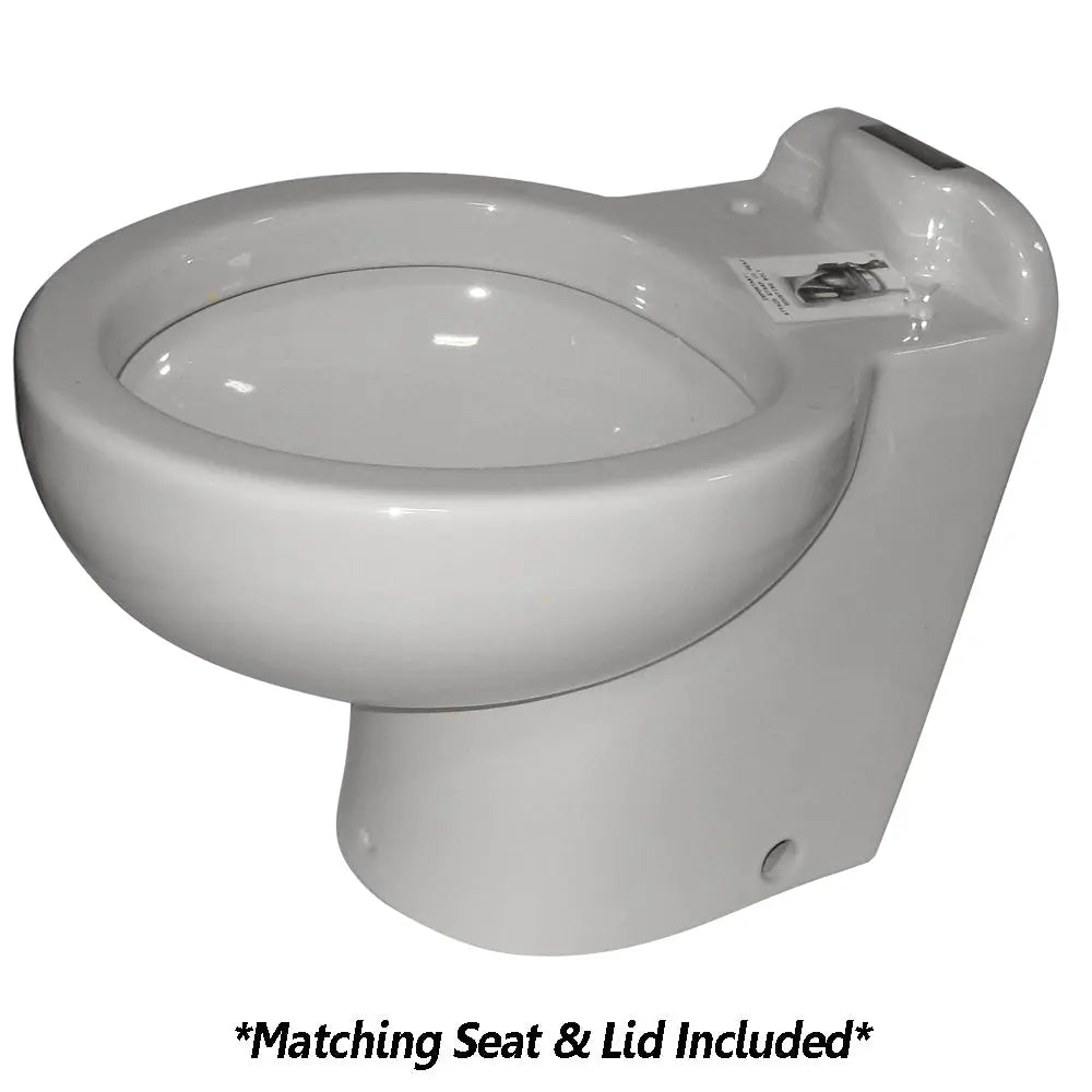 Raritan Marine Elegance 12V Electric Marine Toilet with Smart Control and Vacuum Technology