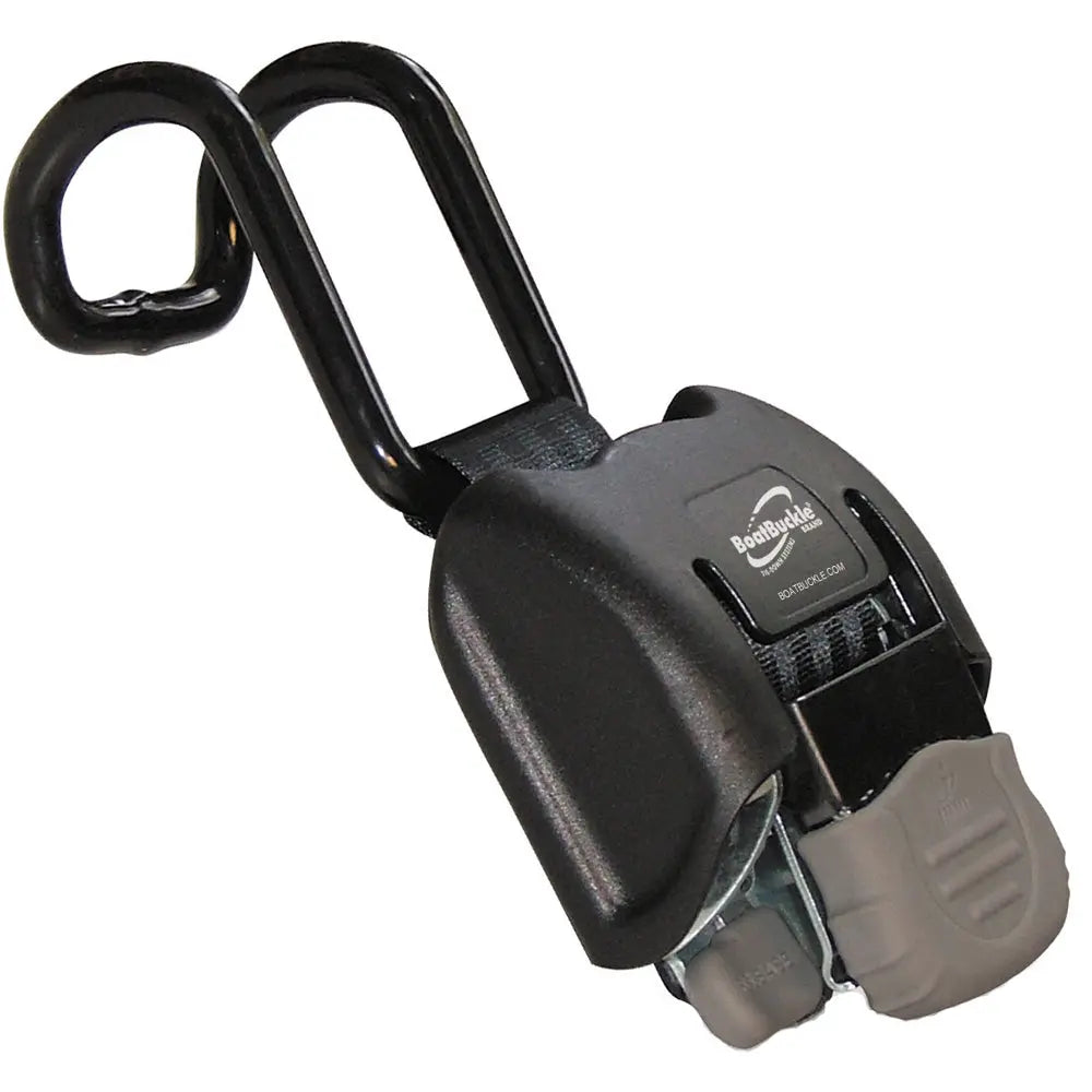 BoatBuckle G2 Retractable Gunwale Tie-Down Pair - 2" to 38" - Heavy-Duty Marine Tie-Downs