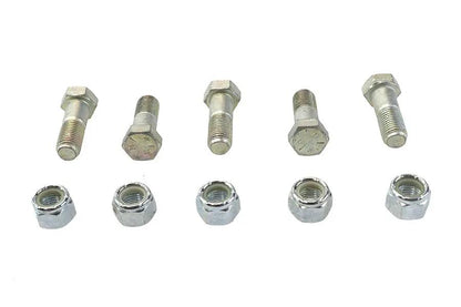 Colony Zinc Plated Sprocket Bolt and Nut Kit for Harley Davidson FX Models by Colony