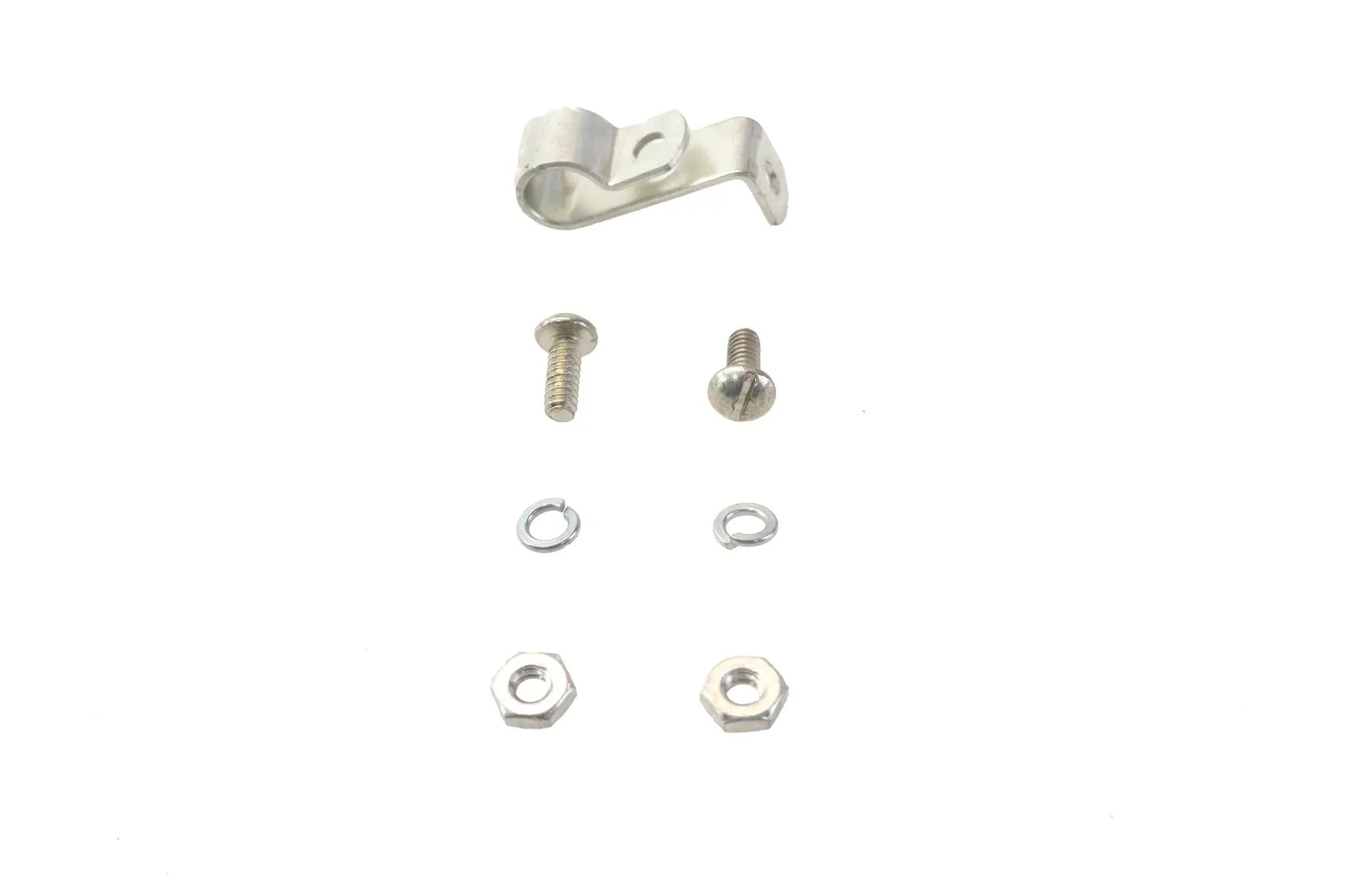 V-Twin Front Wheel Brake Cable Tube Clamp - Cadmium Plated for Harley Davidson 1952-1956 K & KH Models by V-Twin