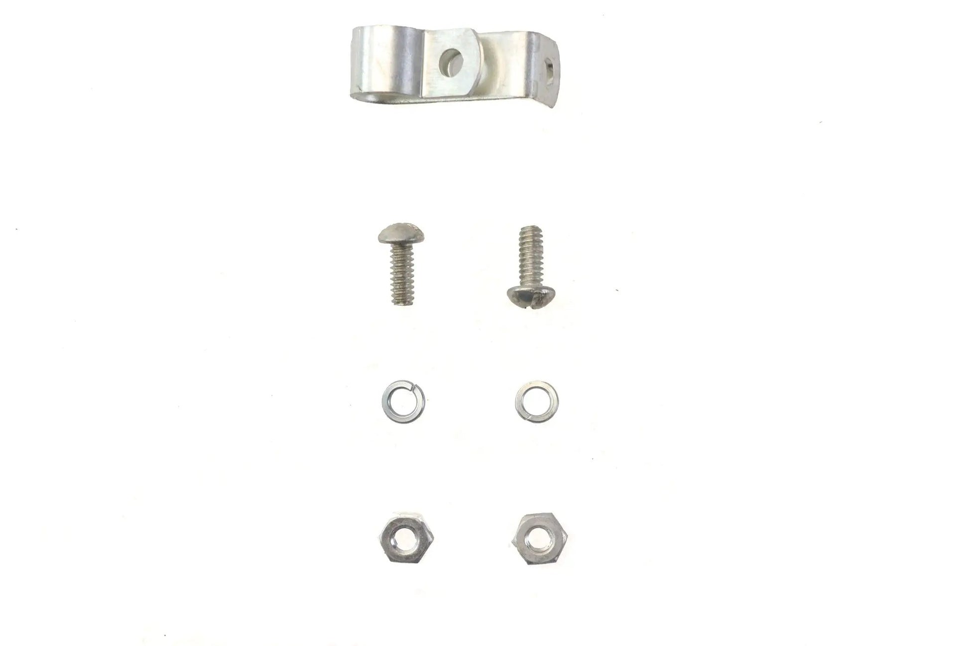V-Twin Front Wheel Brake Cable Tube Clamp - Cadmium Plated for Harley Davidson 1952-1956 K & KH Models by V-Twin