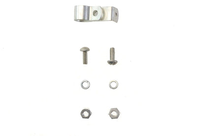 V-Twin Front Wheel Brake Cable Tube Clamp - Cadmium Plated for Harley Davidson 1952-1956 K & KH Models by V-Twin