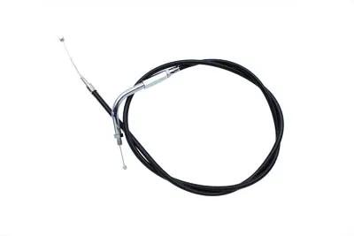 LBV Engineering Black Throttle Cable with 90 Degree Elbow Fitting for Harley Davidson FL and FX Models by LBV Engineering