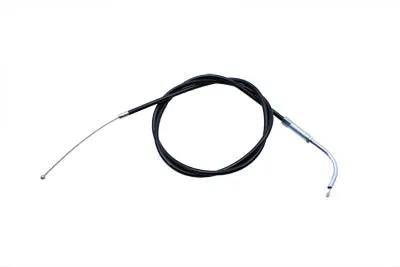 V-Twin Black Throttle Cable with 38 Inch Casing and 90 Degree Elbow Fitting - Part 28-0085 by V-Twin